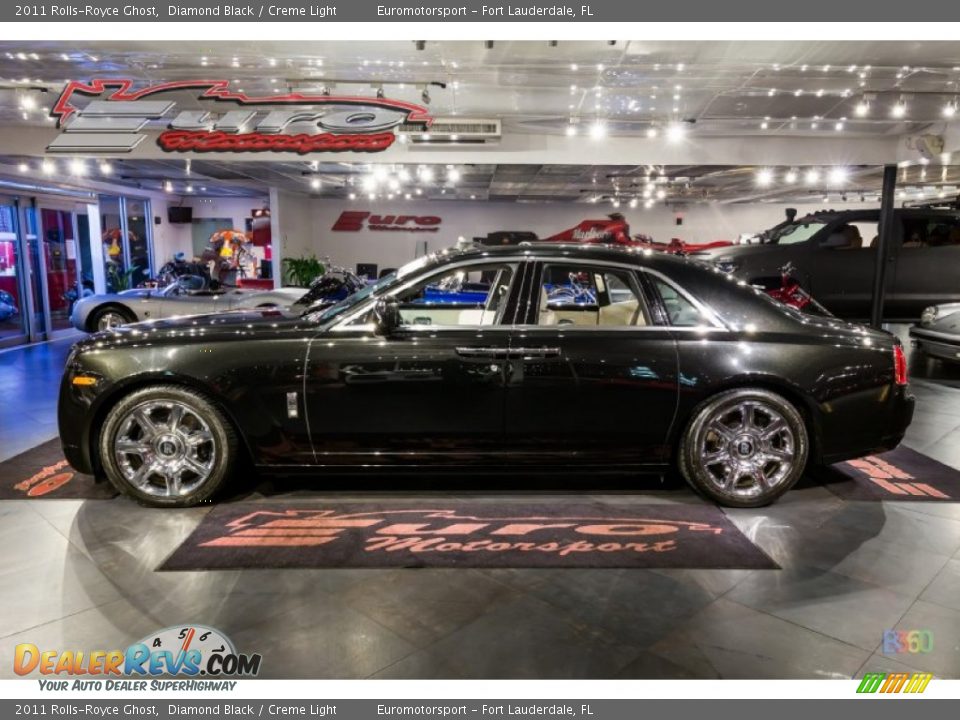 2011 Rolls-Royce Ghost Diamond Black / Creme Light Photo #10