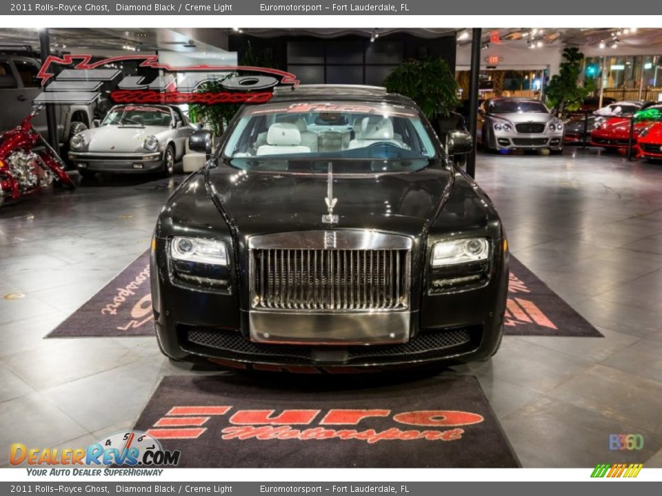 2011 Rolls-Royce Ghost Diamond Black / Creme Light Photo #12