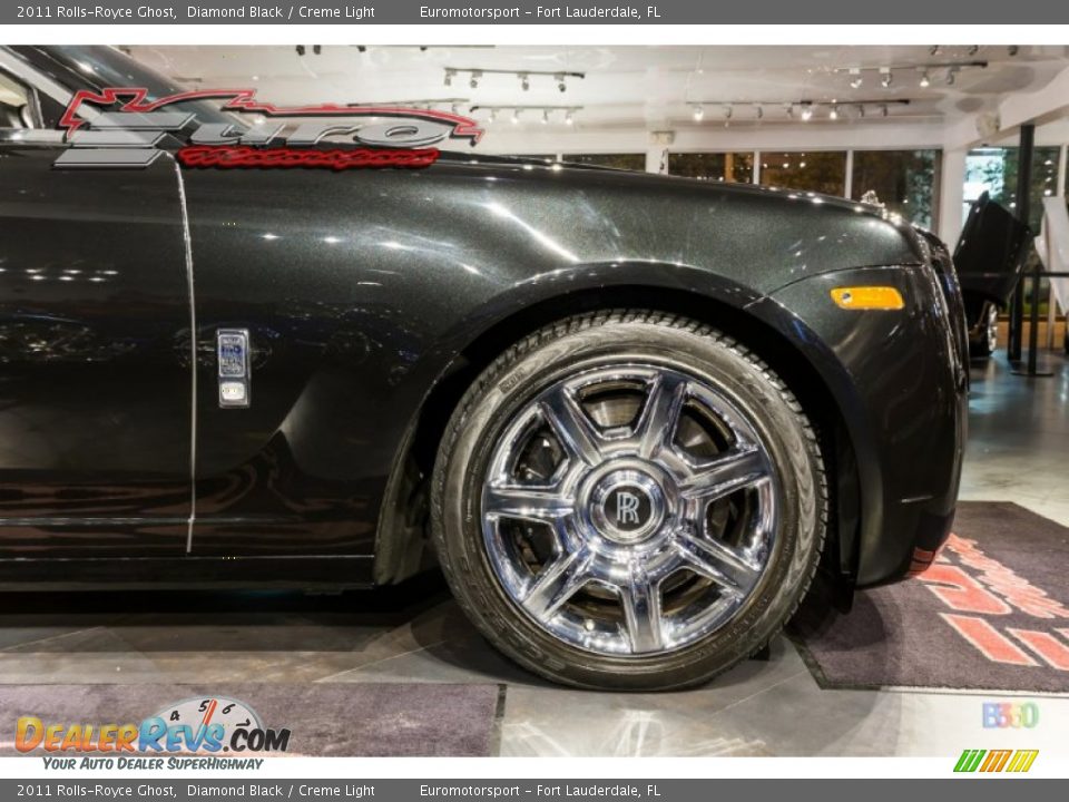 2011 Rolls-Royce Ghost Diamond Black / Creme Light Photo #17