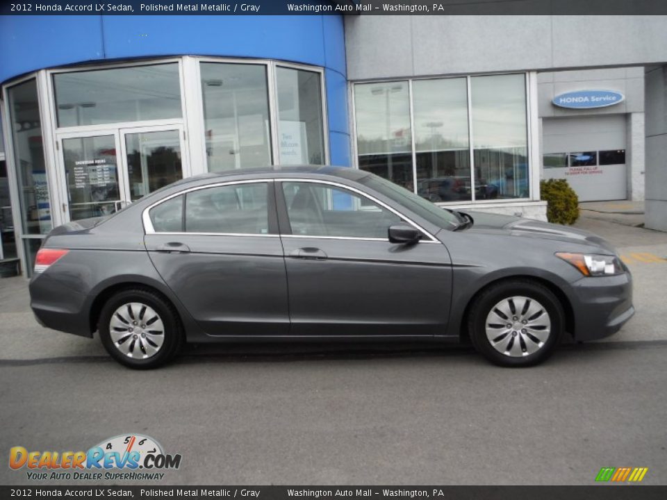 2012 Honda Accord LX Sedan Polished Metal Metallic / Gray Photo #2