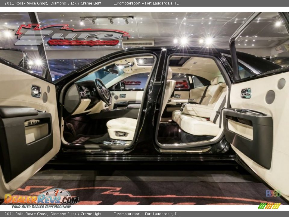 2011 Rolls-Royce Ghost Diamond Black / Creme Light Photo #22