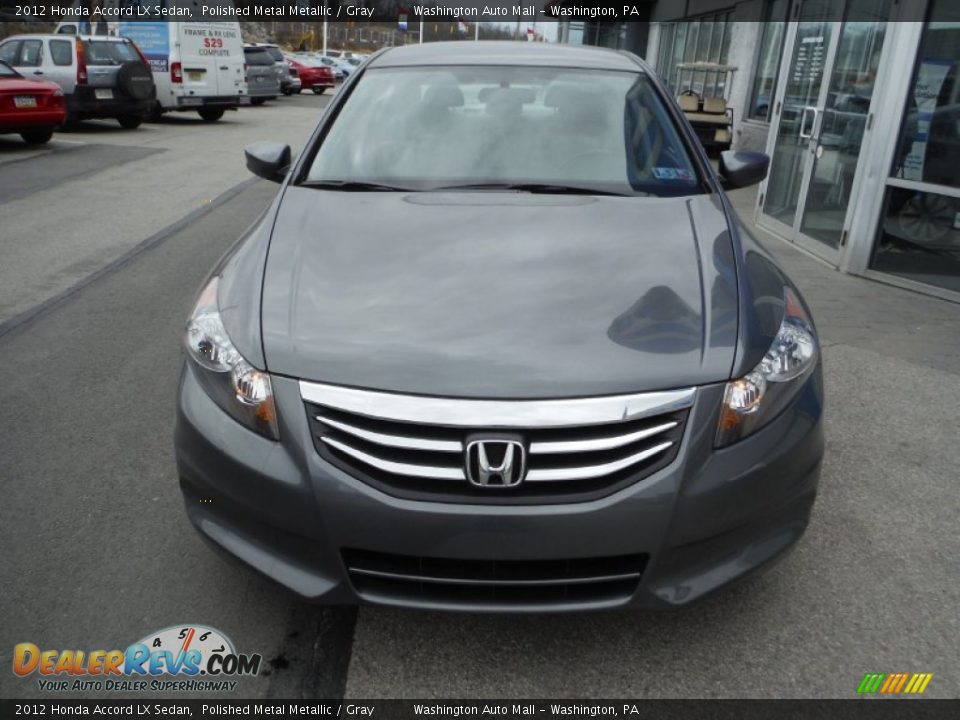 2012 Honda Accord LX Sedan Polished Metal Metallic / Gray Photo #4
