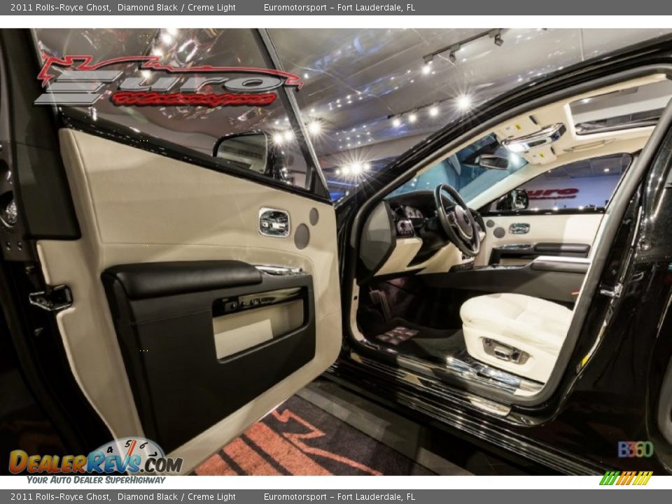 2011 Rolls-Royce Ghost Diamond Black / Creme Light Photo #23