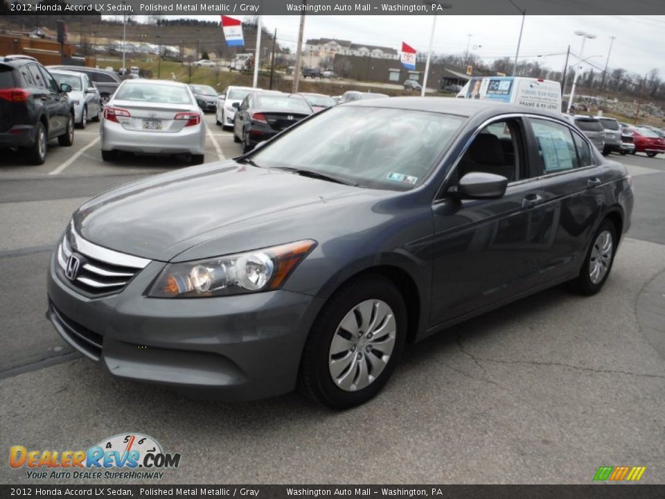 2012 Honda Accord LX Sedan Polished Metal Metallic / Gray Photo #5