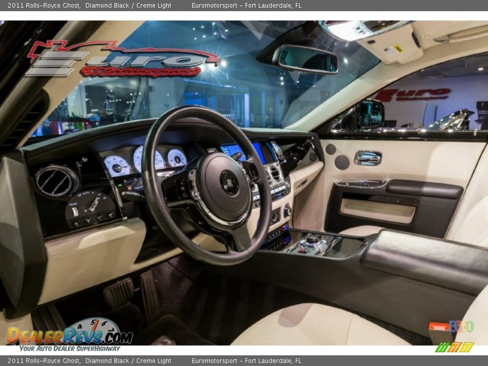 2011 Rolls-Royce Ghost Diamond Black / Creme Light Photo #27