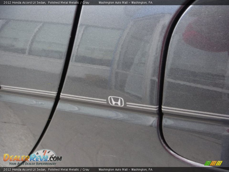 2012 Honda Accord LX Sedan Polished Metal Metallic / Gray Photo #9