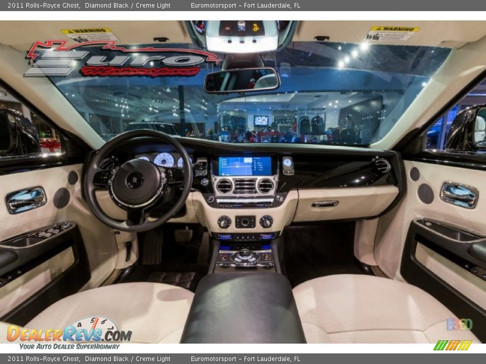 2011 Rolls-Royce Ghost Diamond Black / Creme Light Photo #29