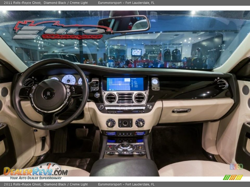 2011 Rolls-Royce Ghost Diamond Black / Creme Light Photo #30