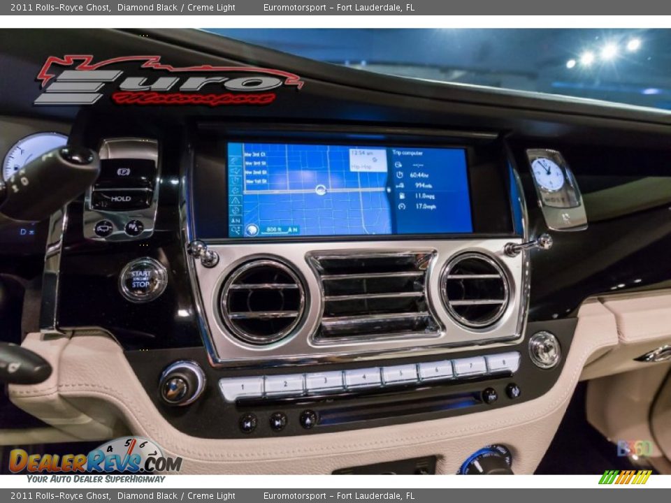 2011 Rolls-Royce Ghost Diamond Black / Creme Light Photo #32