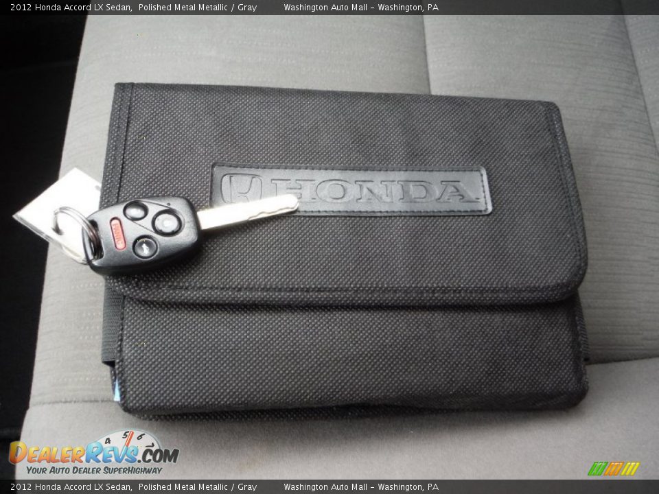 2012 Honda Accord LX Sedan Polished Metal Metallic / Gray Photo #18