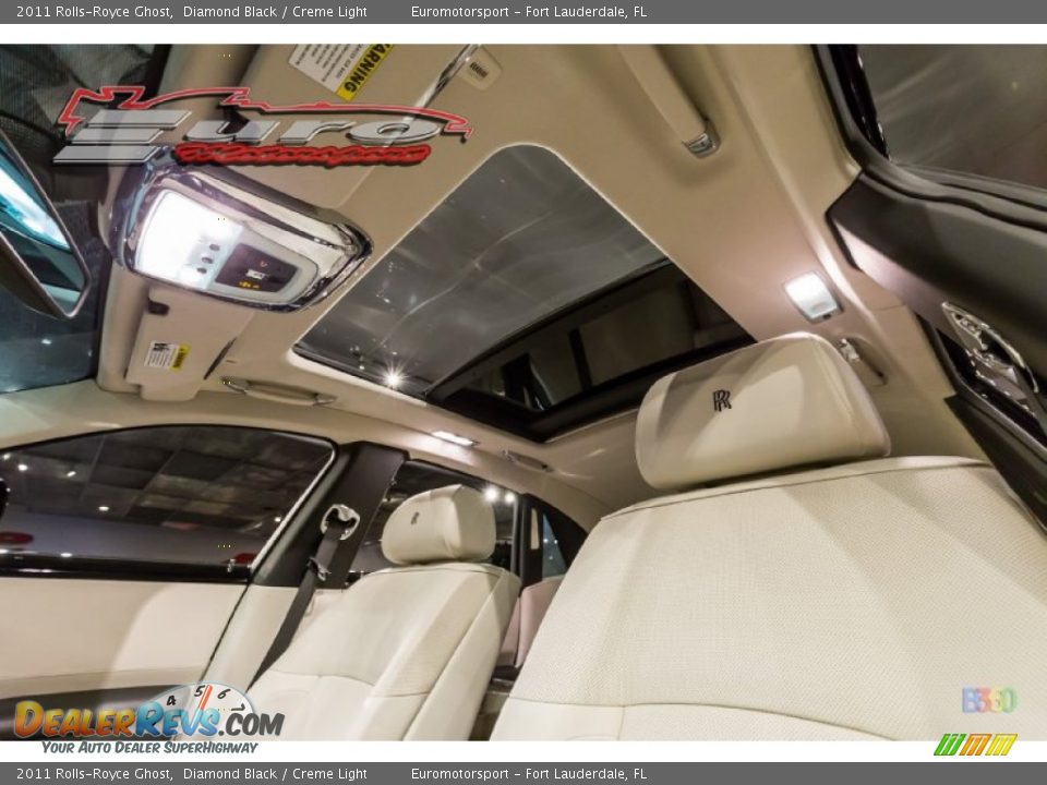 2011 Rolls-Royce Ghost Diamond Black / Creme Light Photo #38