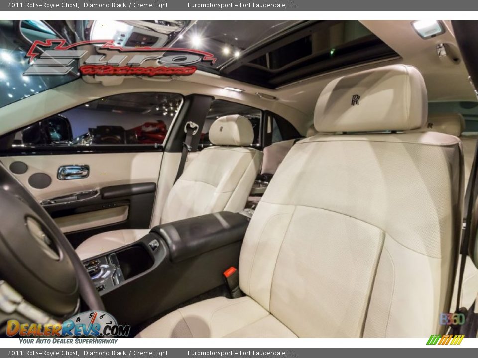 2011 Rolls-Royce Ghost Diamond Black / Creme Light Photo #39