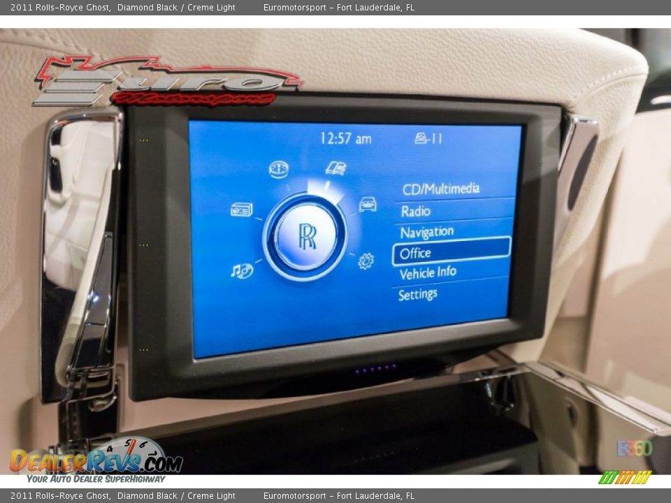 2011 Rolls-Royce Ghost Diamond Black / Creme Light Photo #43