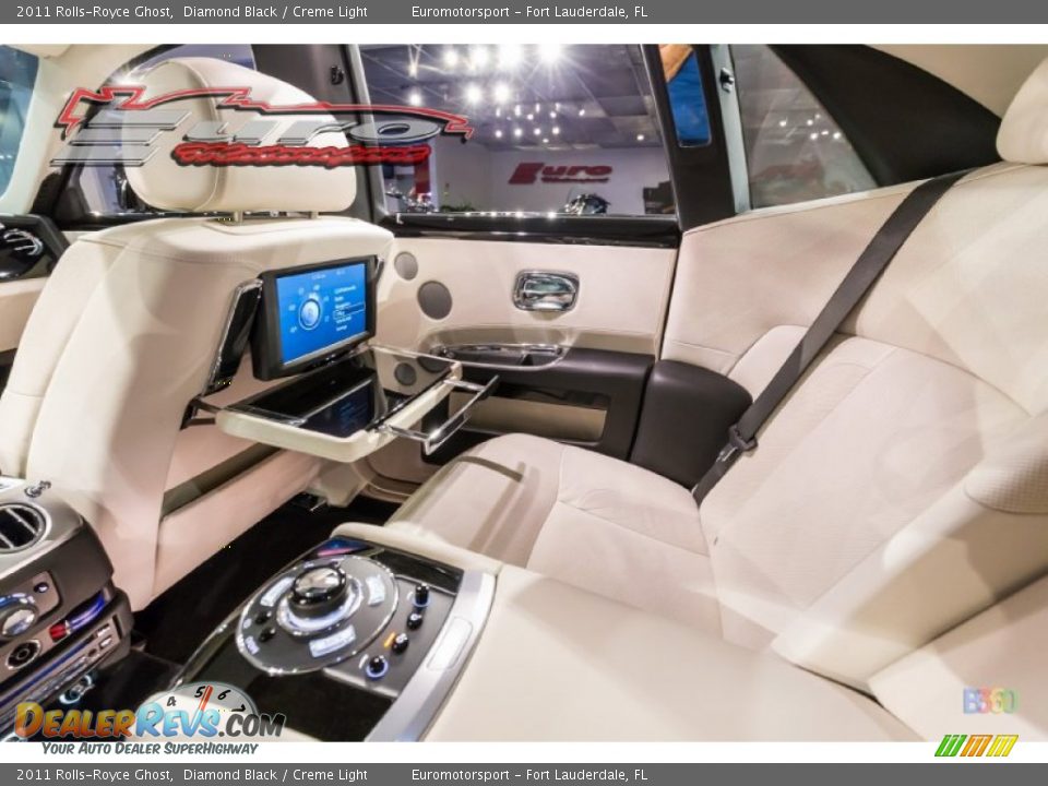 2011 Rolls-Royce Ghost Diamond Black / Creme Light Photo #46