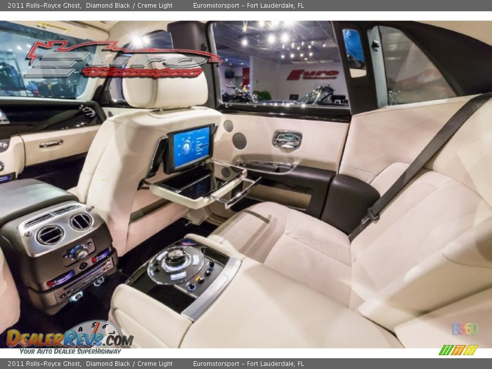 2011 Rolls-Royce Ghost Diamond Black / Creme Light Photo #48