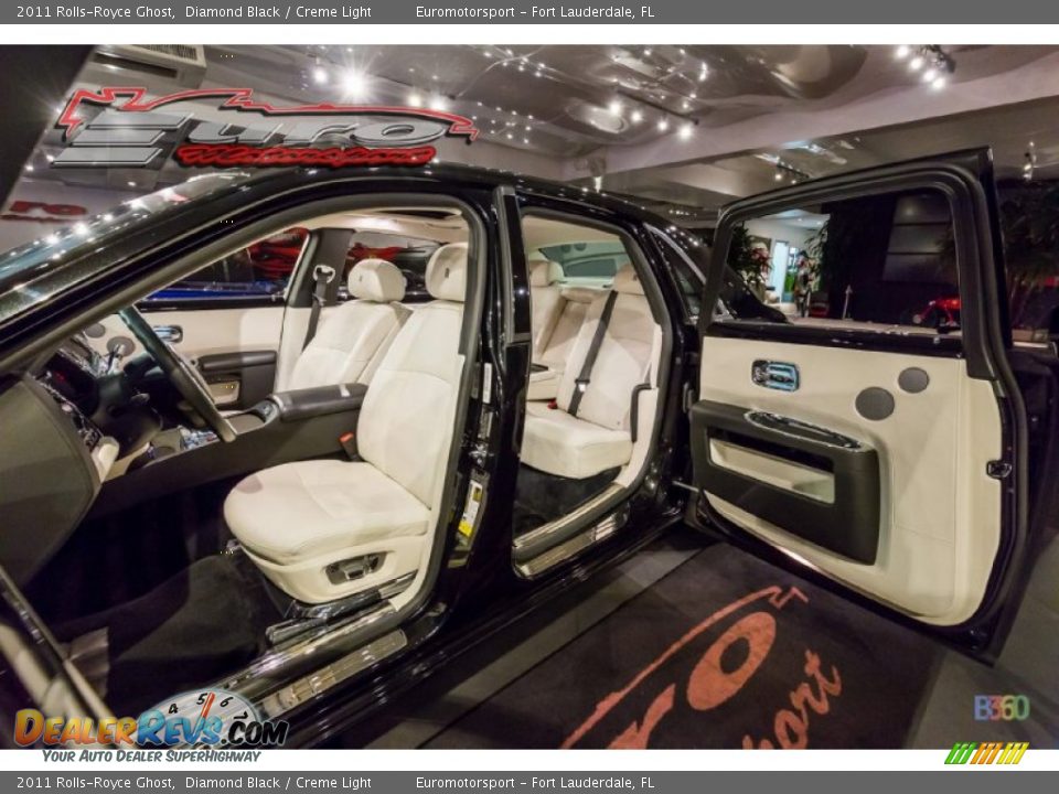 2011 Rolls-Royce Ghost Diamond Black / Creme Light Photo #51