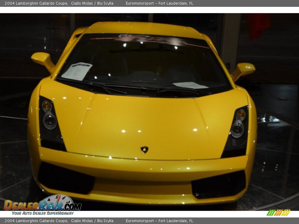 2004 Lamborghini Gallardo Coupe Giallo Midas / Blu Scylla Photo #14