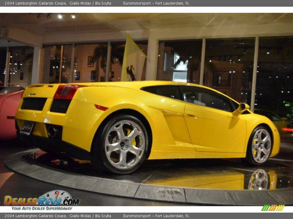 2004 Lamborghini Gallardo Coupe Giallo Midas / Blu Scylla Photo #18