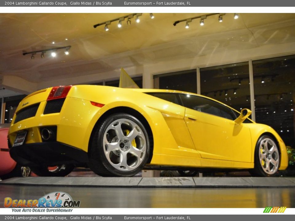 2004 Lamborghini Gallardo Coupe Giallo Midas / Blu Scylla Photo #19