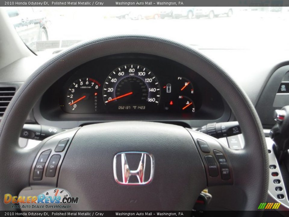 2010 Honda Odyssey EX Polished Metal Metallic / Gray Photo #14