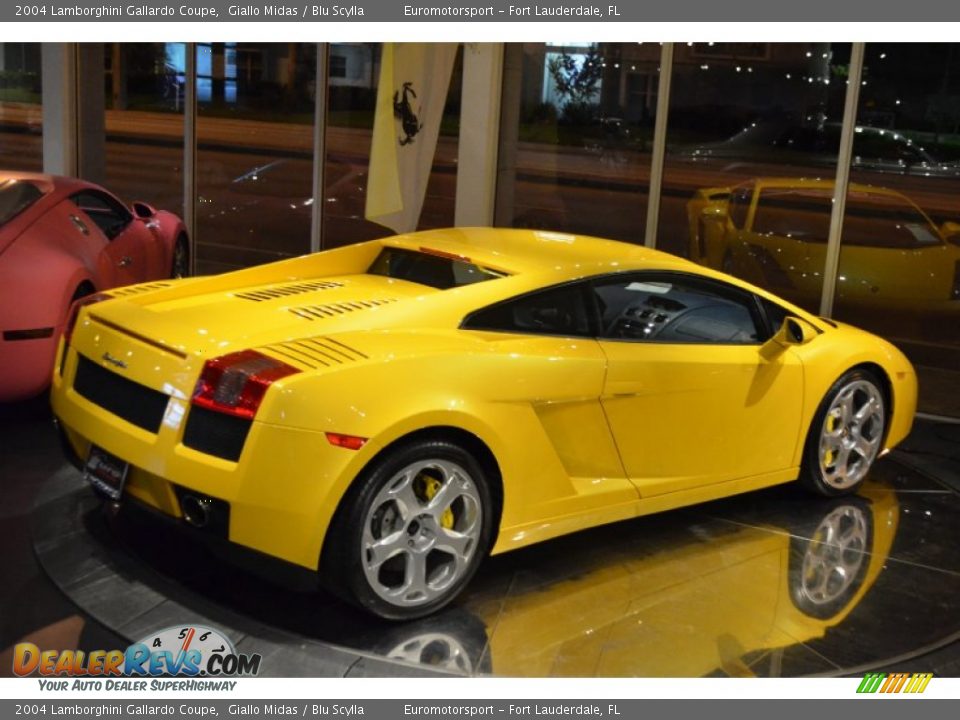 2004 Lamborghini Gallardo Coupe Giallo Midas / Blu Scylla Photo #24