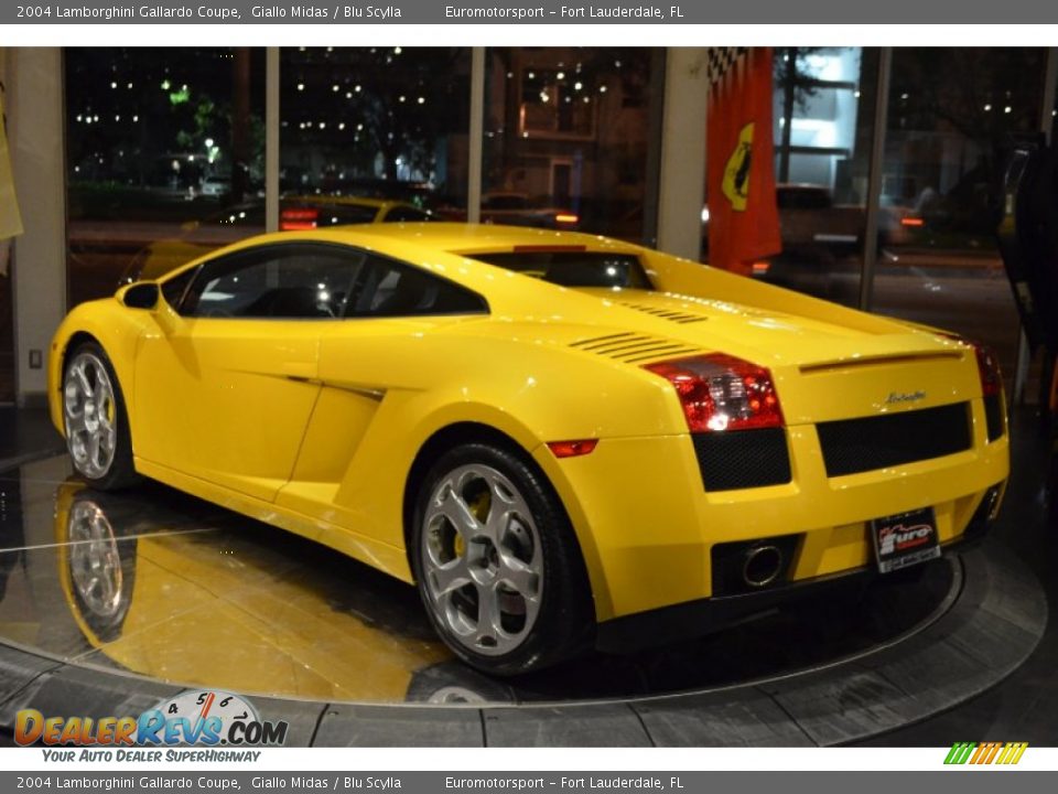 2004 Lamborghini Gallardo Coupe Giallo Midas / Blu Scylla Photo #28