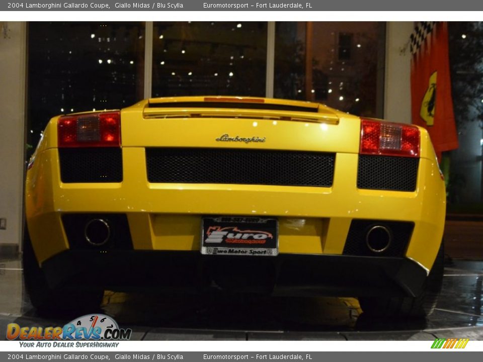 2004 Lamborghini Gallardo Coupe Giallo Midas / Blu Scylla Photo #32