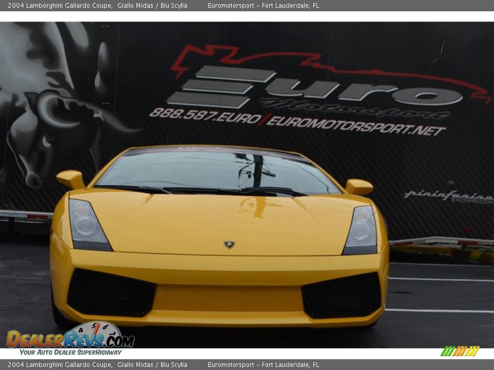 2004 Lamborghini Gallardo Coupe Giallo Midas / Blu Scylla Photo #34