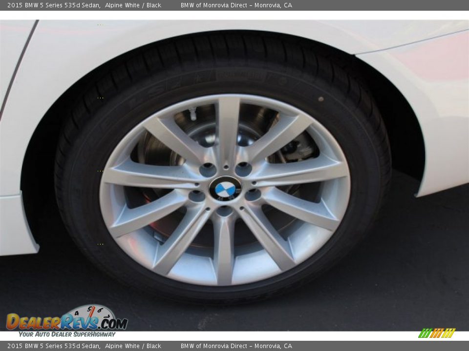 2015 BMW 5 Series 535d Sedan Alpine White / Black Photo #4