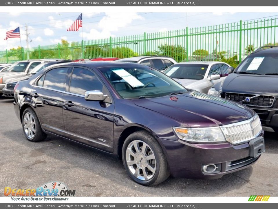 Front 3/4 View of 2007 Lincoln MKZ AWD Sedan Photo #3