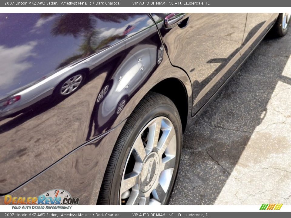 2007 Lincoln MKZ AWD Sedan Amethyst Metallic / Dark Charcoal Photo #9