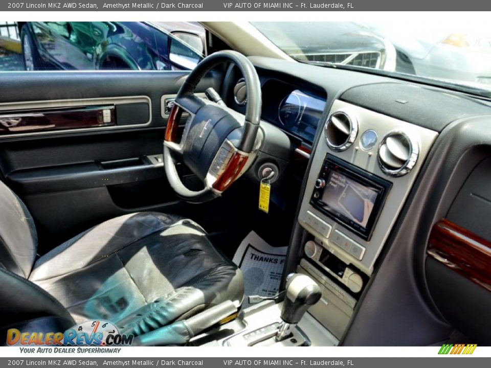 2007 Lincoln MKZ AWD Sedan Amethyst Metallic / Dark Charcoal Photo #12