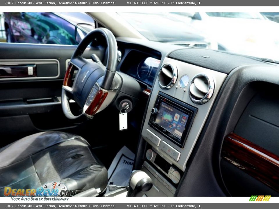 2007 Lincoln MKZ AWD Sedan Amethyst Metallic / Dark Charcoal Photo #19