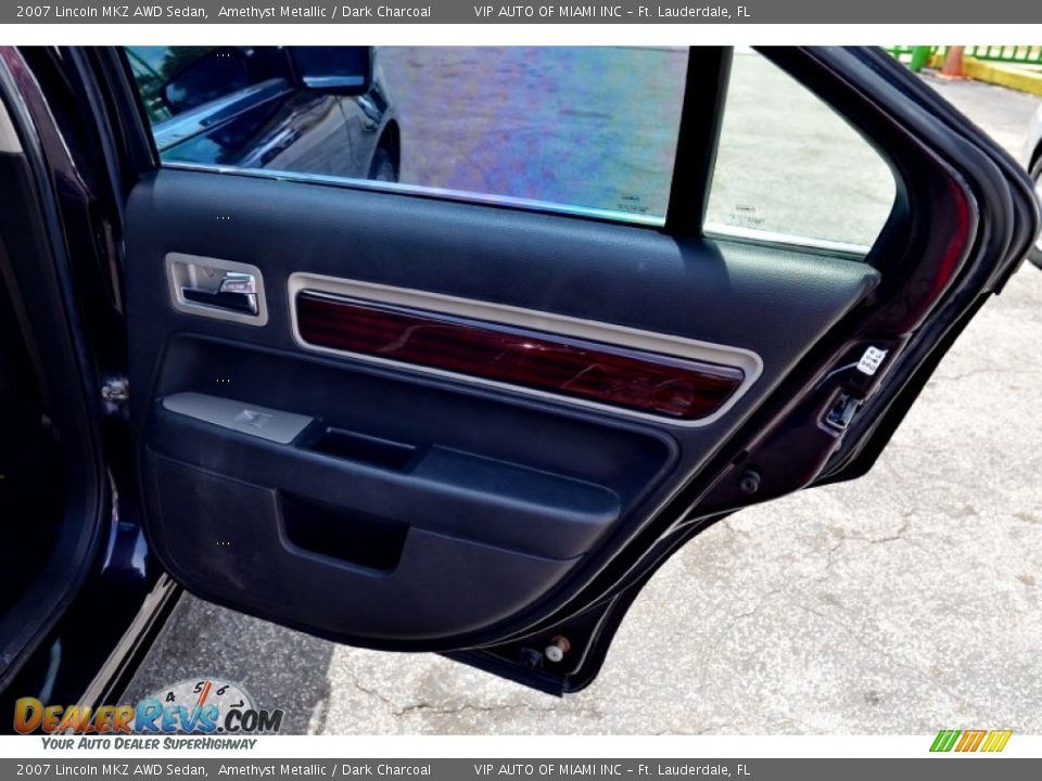 2007 Lincoln MKZ AWD Sedan Amethyst Metallic / Dark Charcoal Photo #20