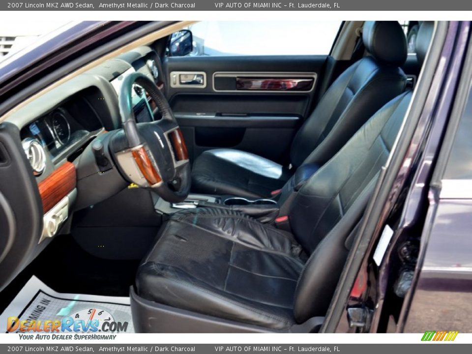 2007 Lincoln MKZ AWD Sedan Amethyst Metallic / Dark Charcoal Photo #26