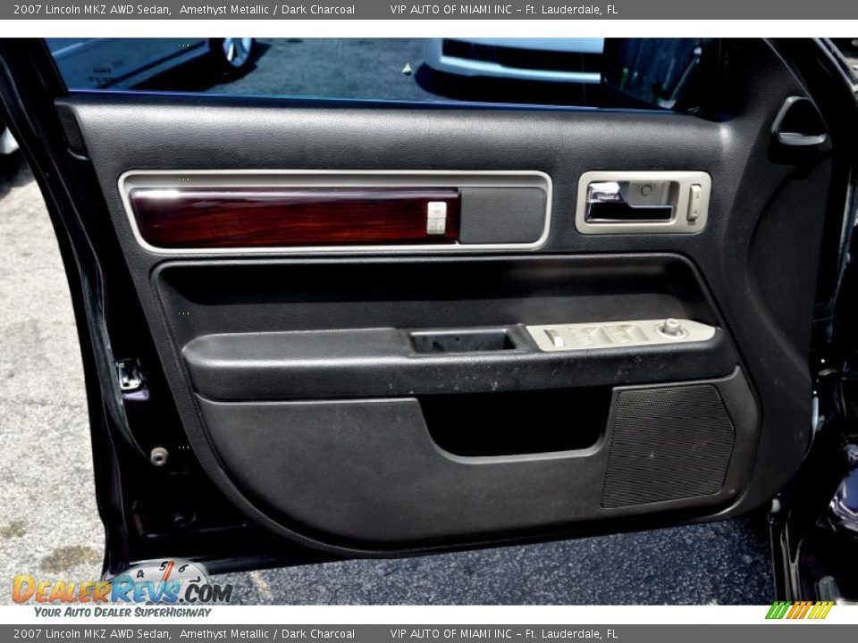 2007 Lincoln MKZ AWD Sedan Amethyst Metallic / Dark Charcoal Photo #29