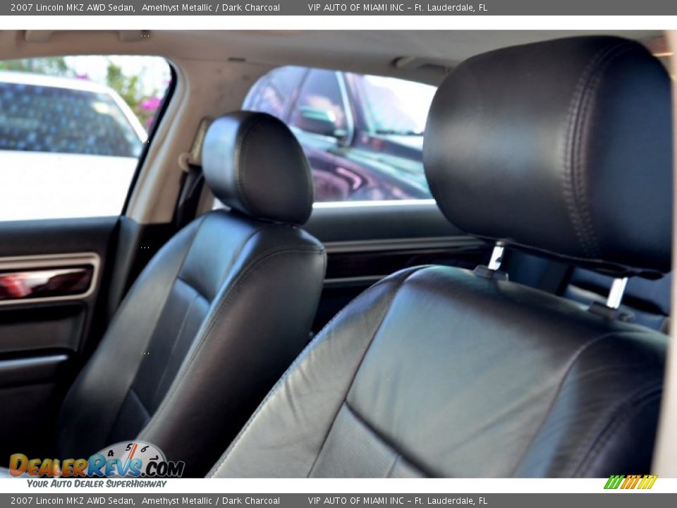 2007 Lincoln MKZ AWD Sedan Amethyst Metallic / Dark Charcoal Photo #30