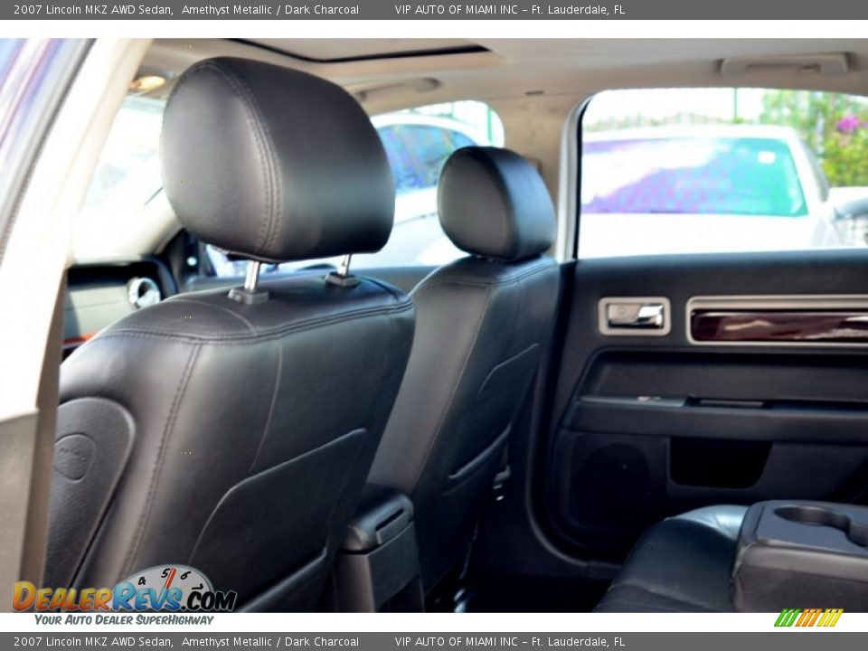 2007 Lincoln MKZ AWD Sedan Amethyst Metallic / Dark Charcoal Photo #35