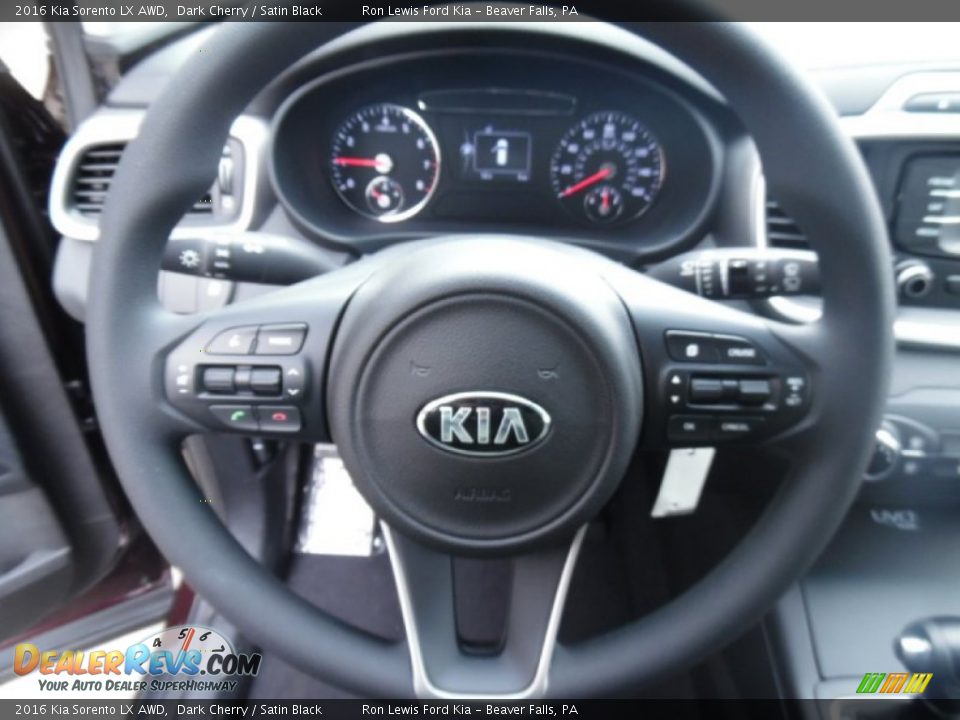 2016 Kia Sorento LX AWD Steering Wheel Photo #17