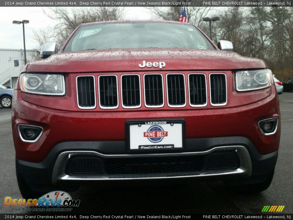 2014 Jeep Grand Cherokee Limited 4x4 Deep Cherry Red Crystal Pearl / New Zealand Black/Light Frost Photo #2