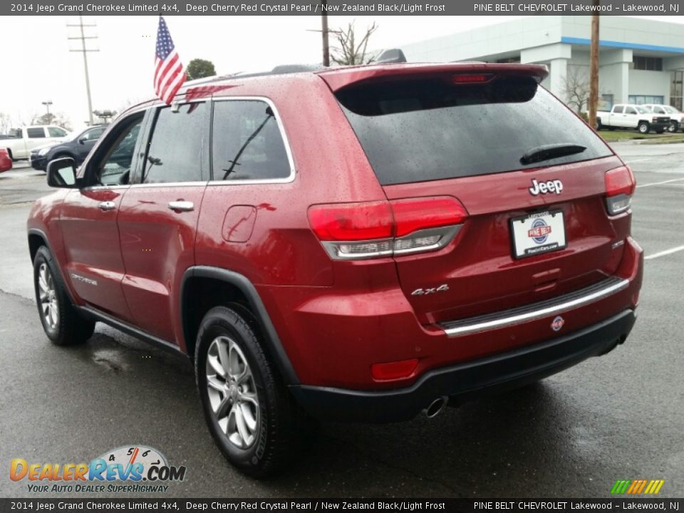 2014 Jeep Grand Cherokee Limited 4x4 Deep Cherry Red Crystal Pearl / New Zealand Black/Light Frost Photo #11