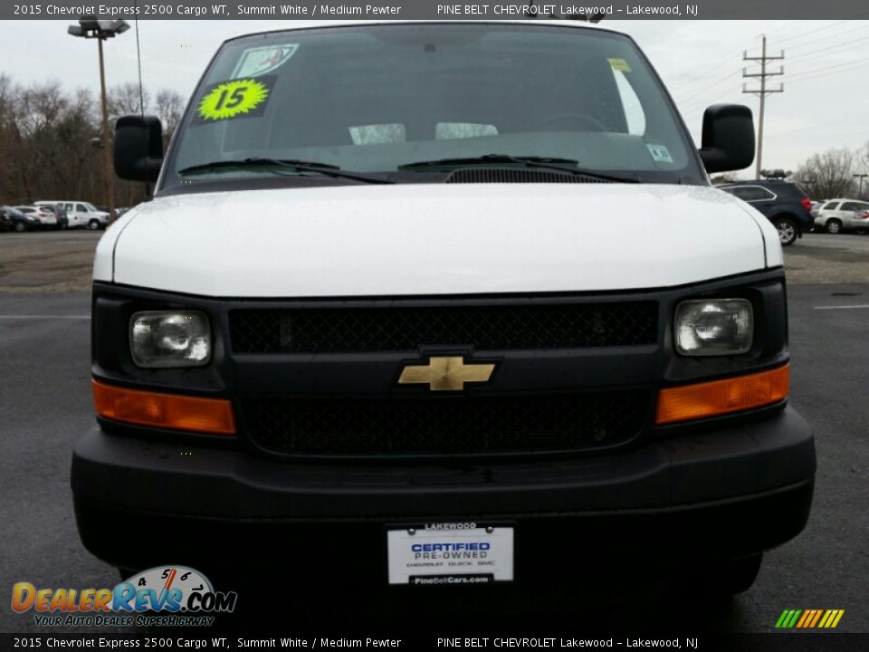 2015 Chevrolet Express 2500 Cargo WT Summit White / Medium Pewter Photo #2