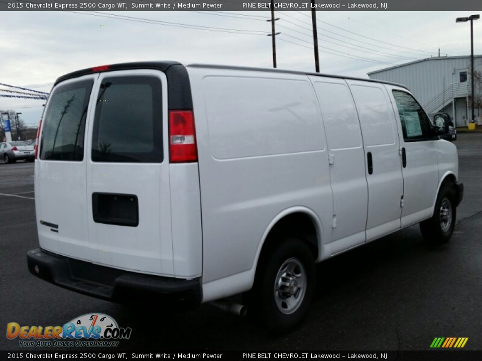 2015 Chevrolet Express 2500 Cargo WT Summit White / Medium Pewter Photo #9