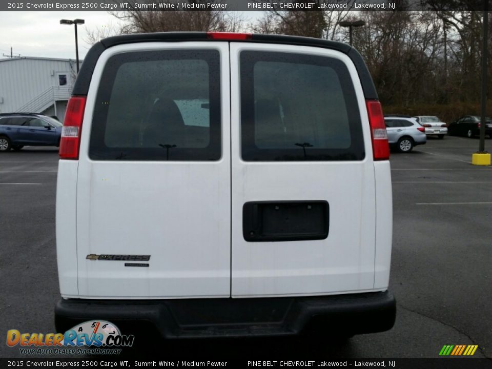2015 Chevrolet Express 2500 Cargo WT Summit White / Medium Pewter Photo #10