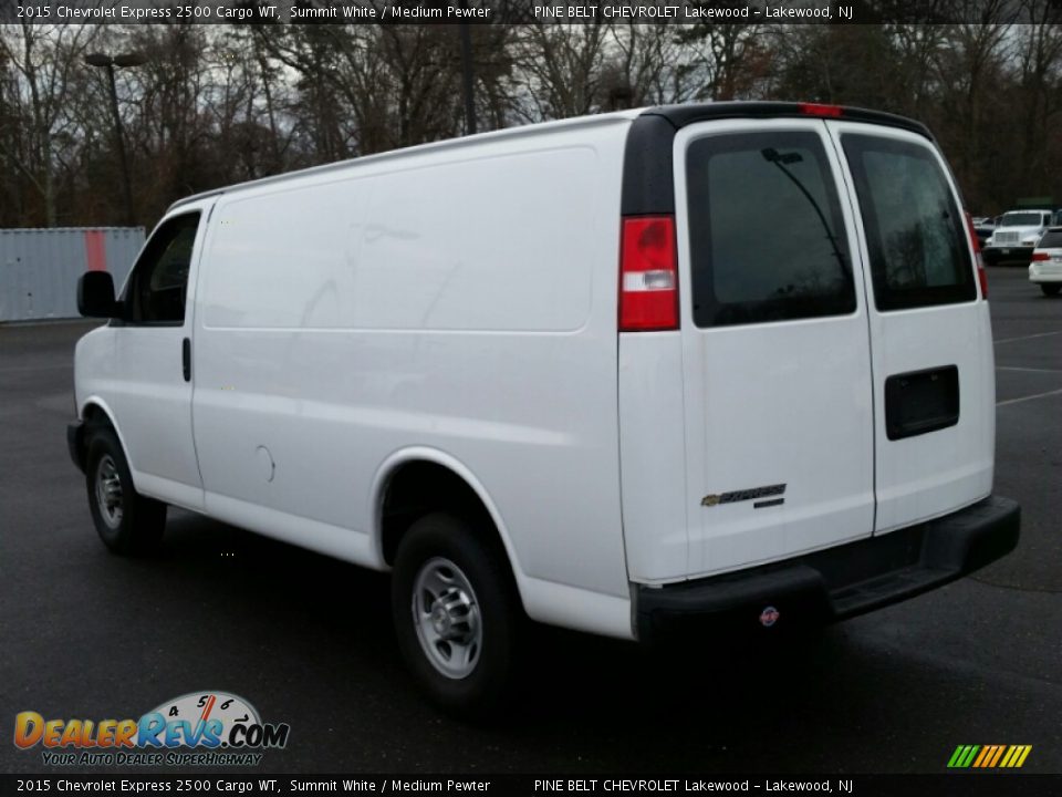 2015 Chevrolet Express 2500 Cargo WT Summit White / Medium Pewter Photo #12