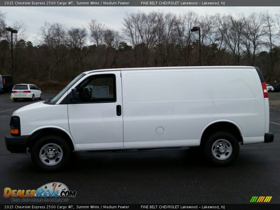 2015 Chevrolet Express 2500 Cargo WT Summit White / Medium Pewter Photo #13