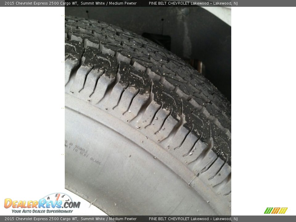 2015 Chevrolet Express 2500 Cargo WT Summit White / Medium Pewter Photo #19