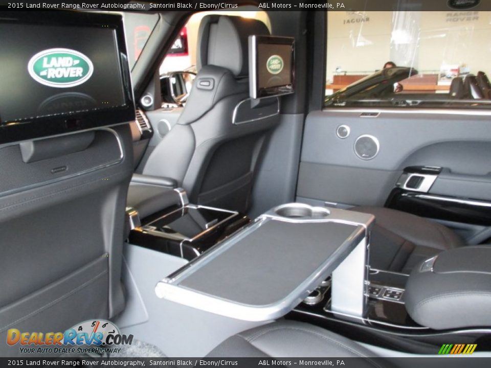 2015 Land Rover Range Rover Autobiography Santorini Black / Ebony/Cirrus Photo #14