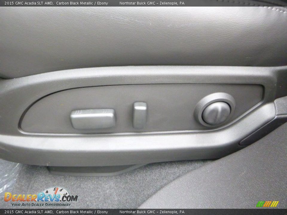 2015 GMC Acadia SLT AWD Carbon Black Metallic / Ebony Photo #13