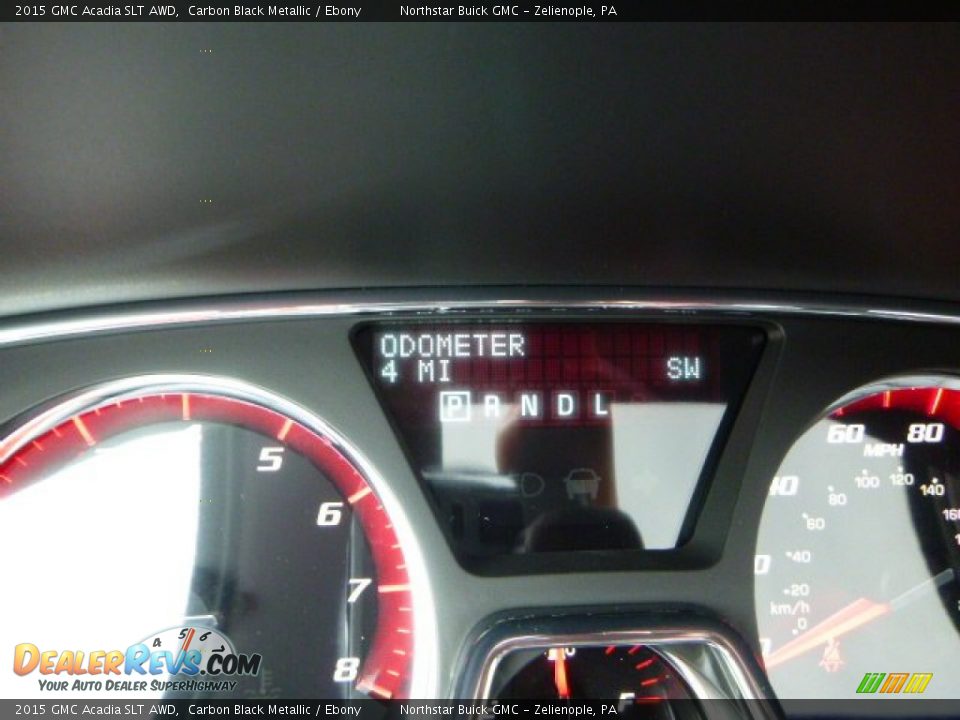 2015 GMC Acadia SLT AWD Carbon Black Metallic / Ebony Photo #20